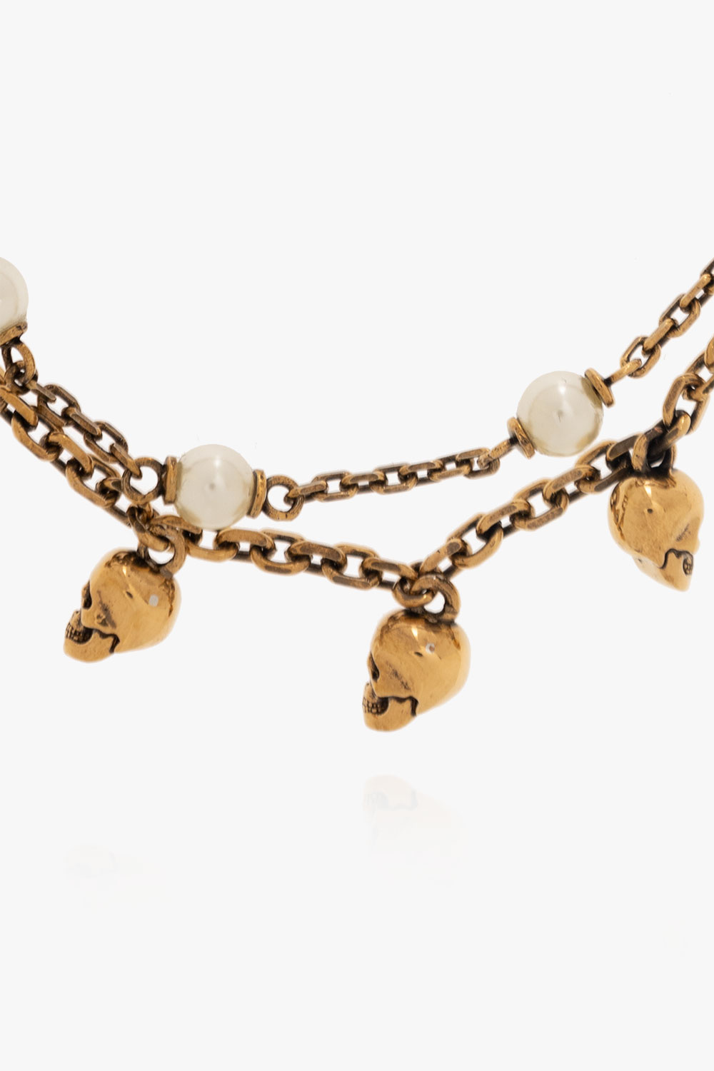 Alexander McQueen Brass bracelet | Alexander McQueen skull
